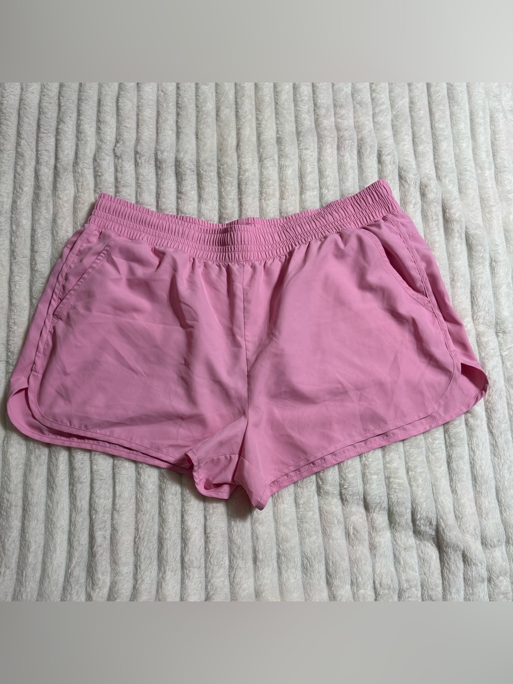 Athletic Works Women's Bubblegum Pink Athletic Shorts